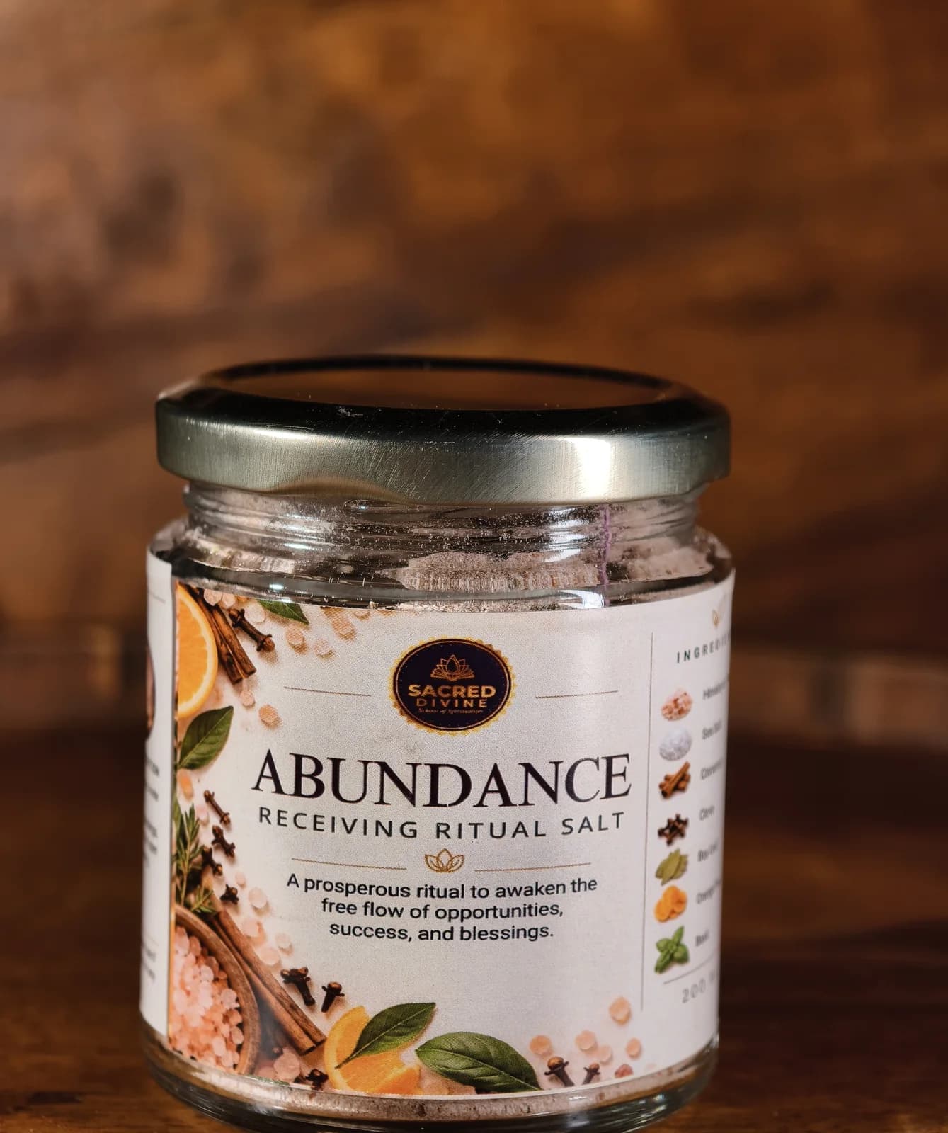 Abundance Ritual Salt, Sacred Divine