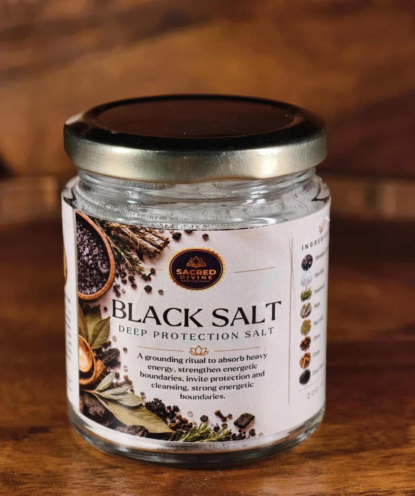 Black Salt Ritual Salt, Sacred Divine