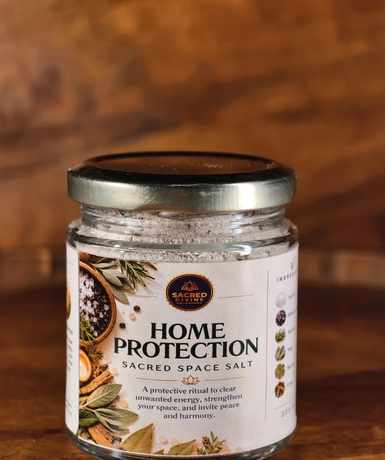 Home Protection Ritual Salt, Sacred Divine