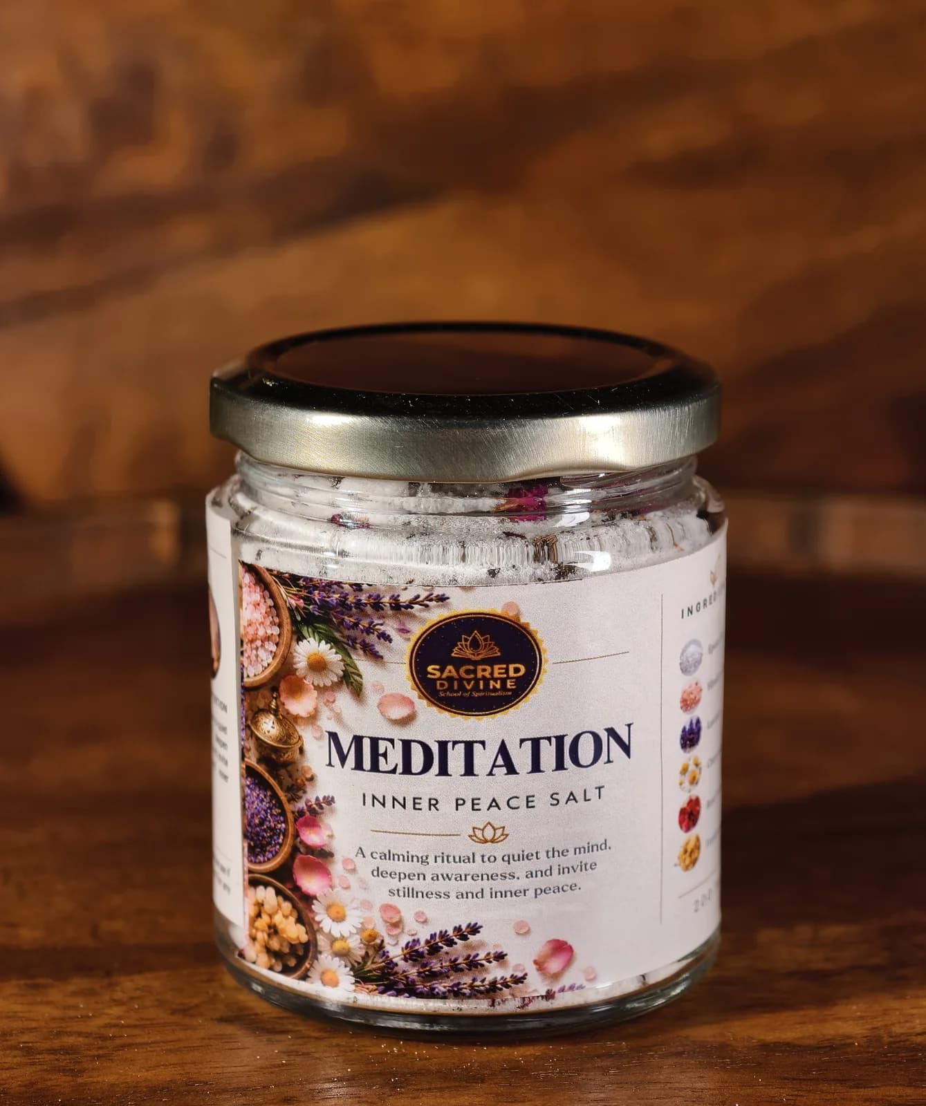 Meditation Ritual Salt, Sacred Divine