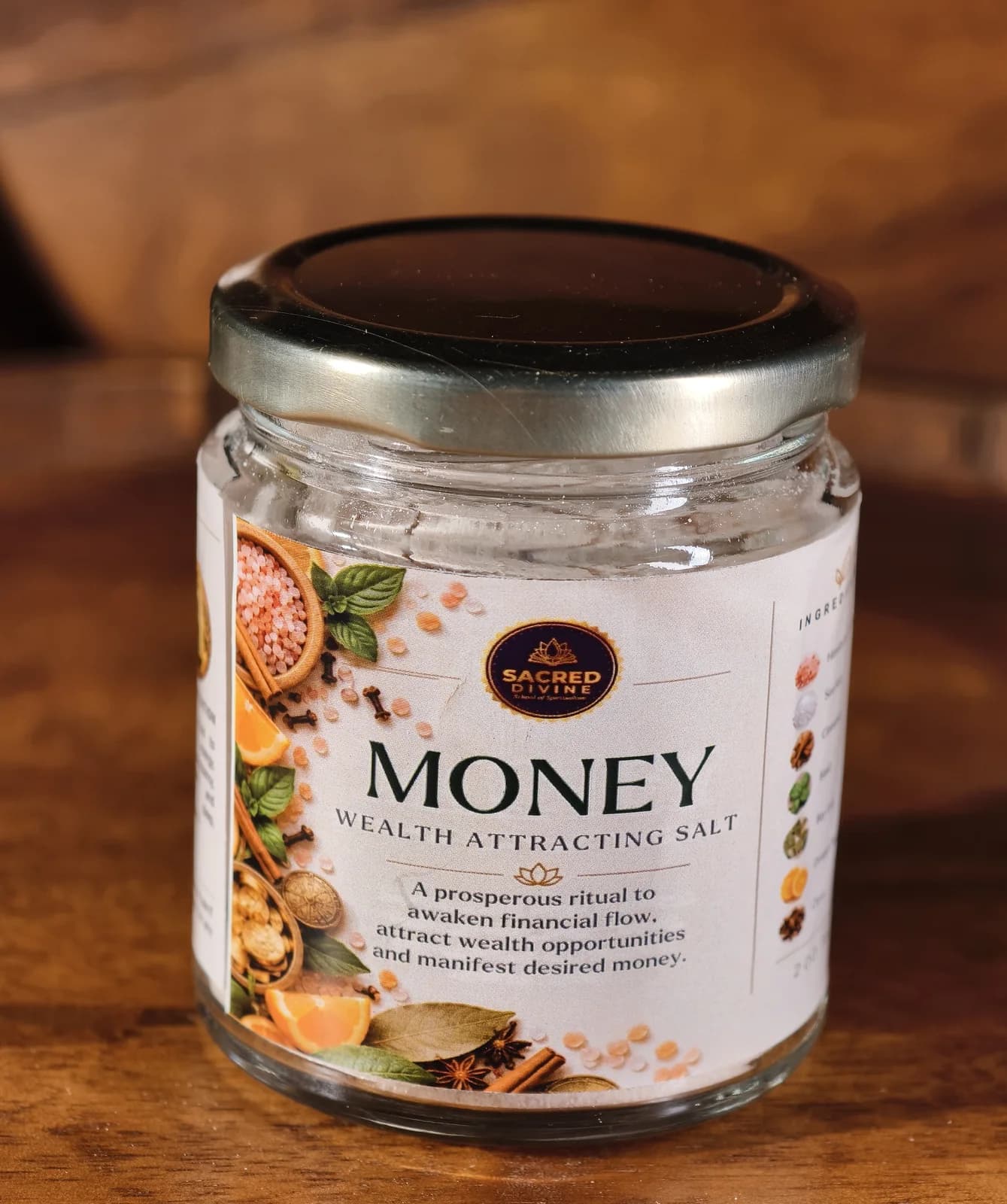Money Ritual Salt, Sacred Divine