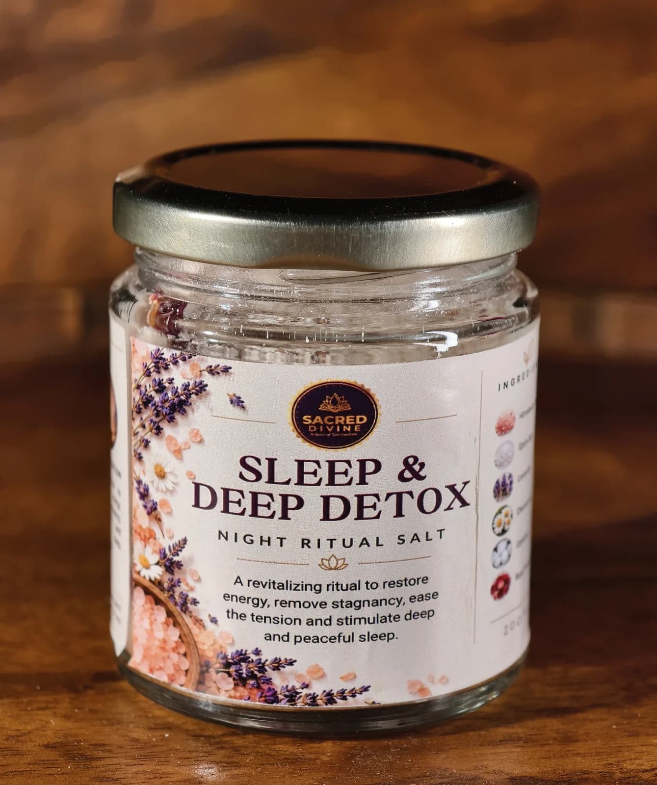 Sleep & Deep Detox Ritual Salt, Sacred Divine