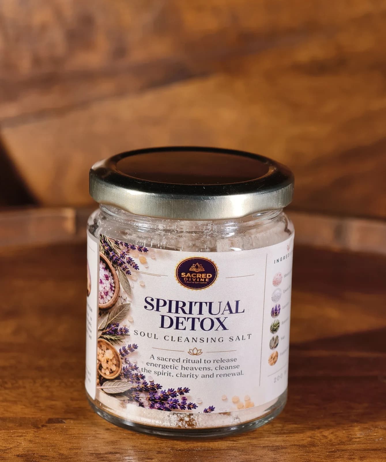 Spiritual Detox Ritual Salt, Sacred Divine