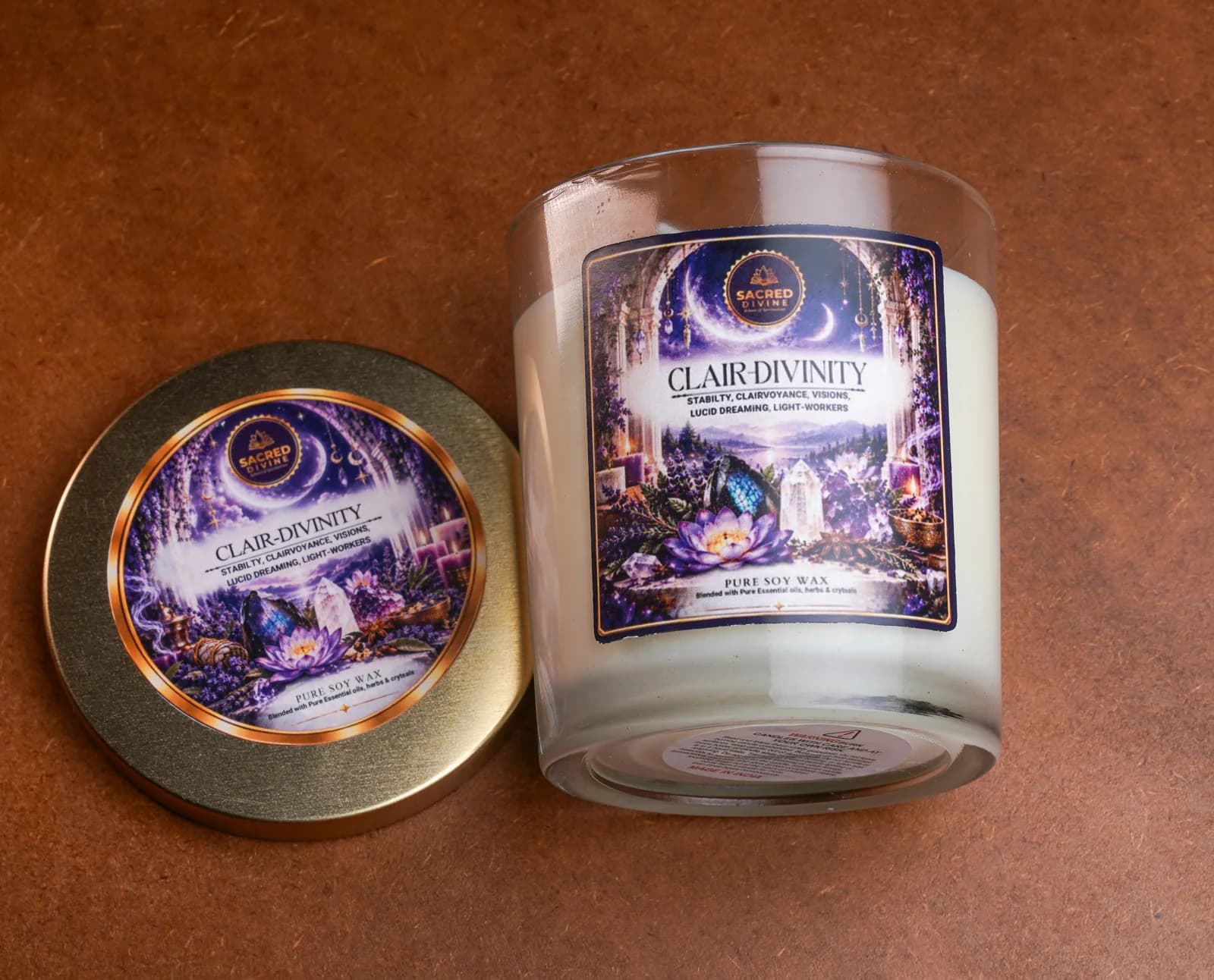 Clair-Divinity Intention Candle, Sacred Divine