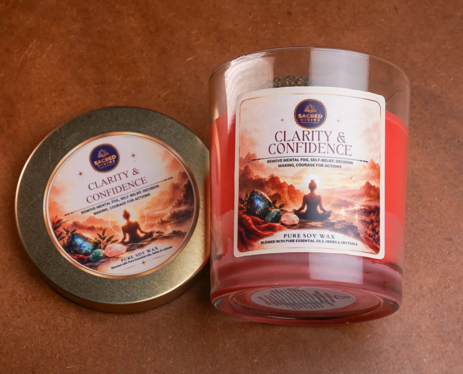 Clarity & Confidence Intention Candle, Sacred Divine