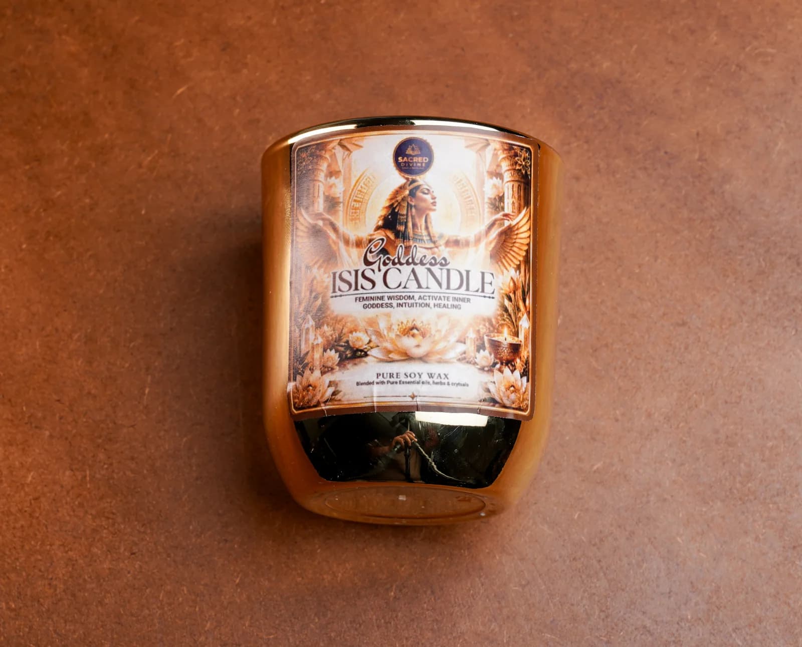 Goddess Isis Candle, Sacred Divine