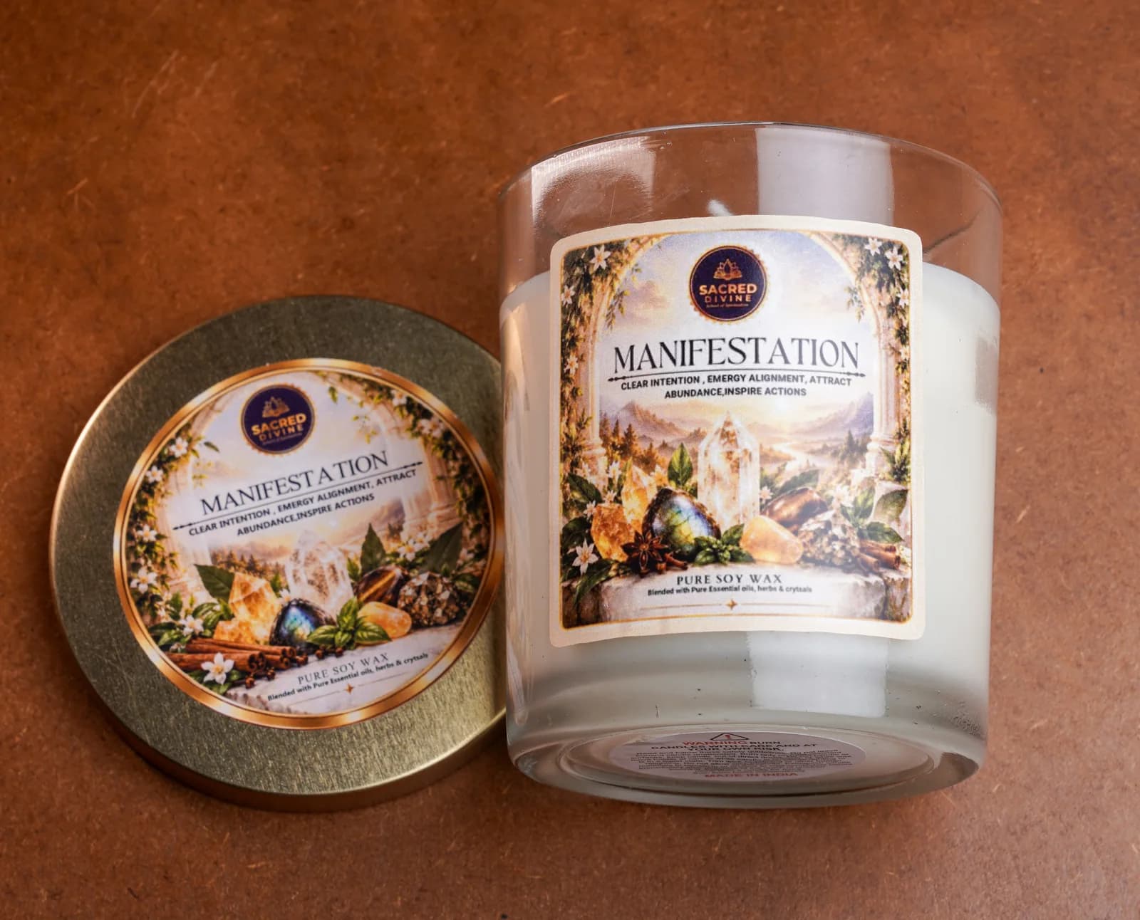 Manifestation Intention Candle, Sacred Divine