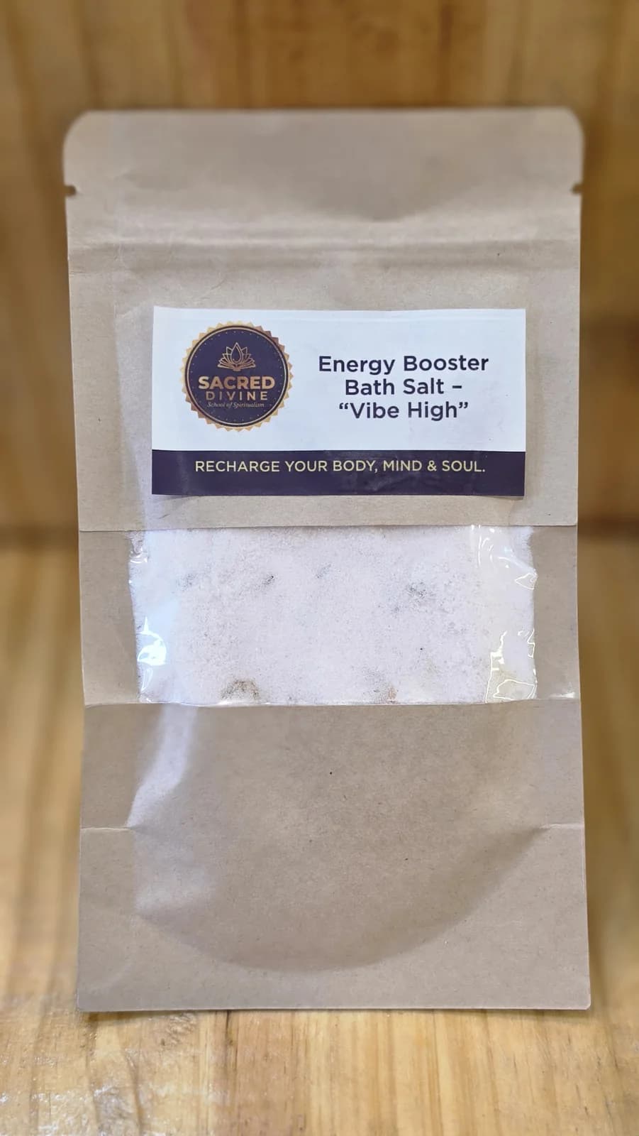 Energy Booster Bath Salt, Sacred Divine