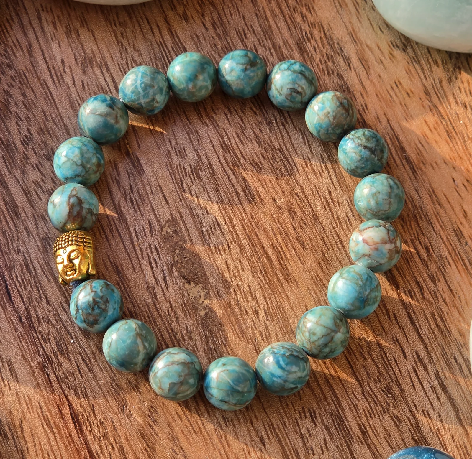 African Turquoise Bracelet, Sacred Divine