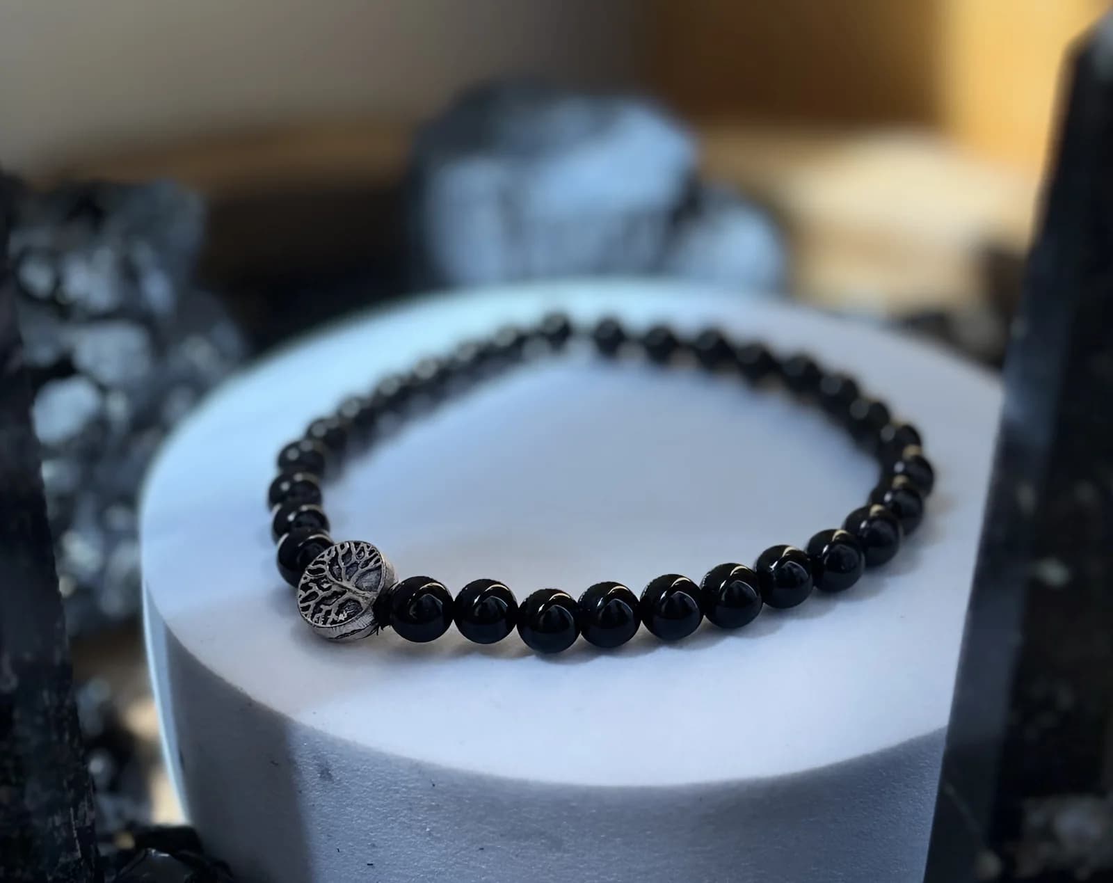 Black Tourmaline Bracelet, Sacred Divine