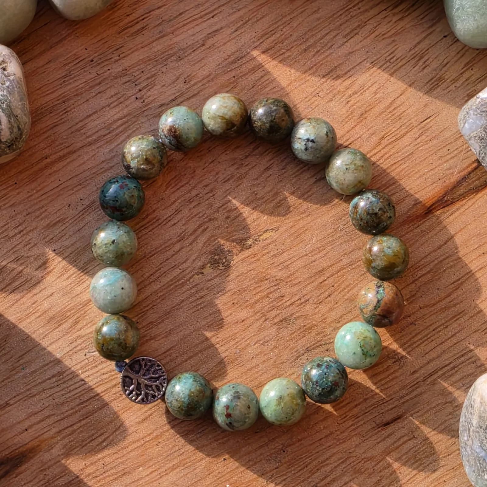Chrysocolla Bracelet, Sacred Divine