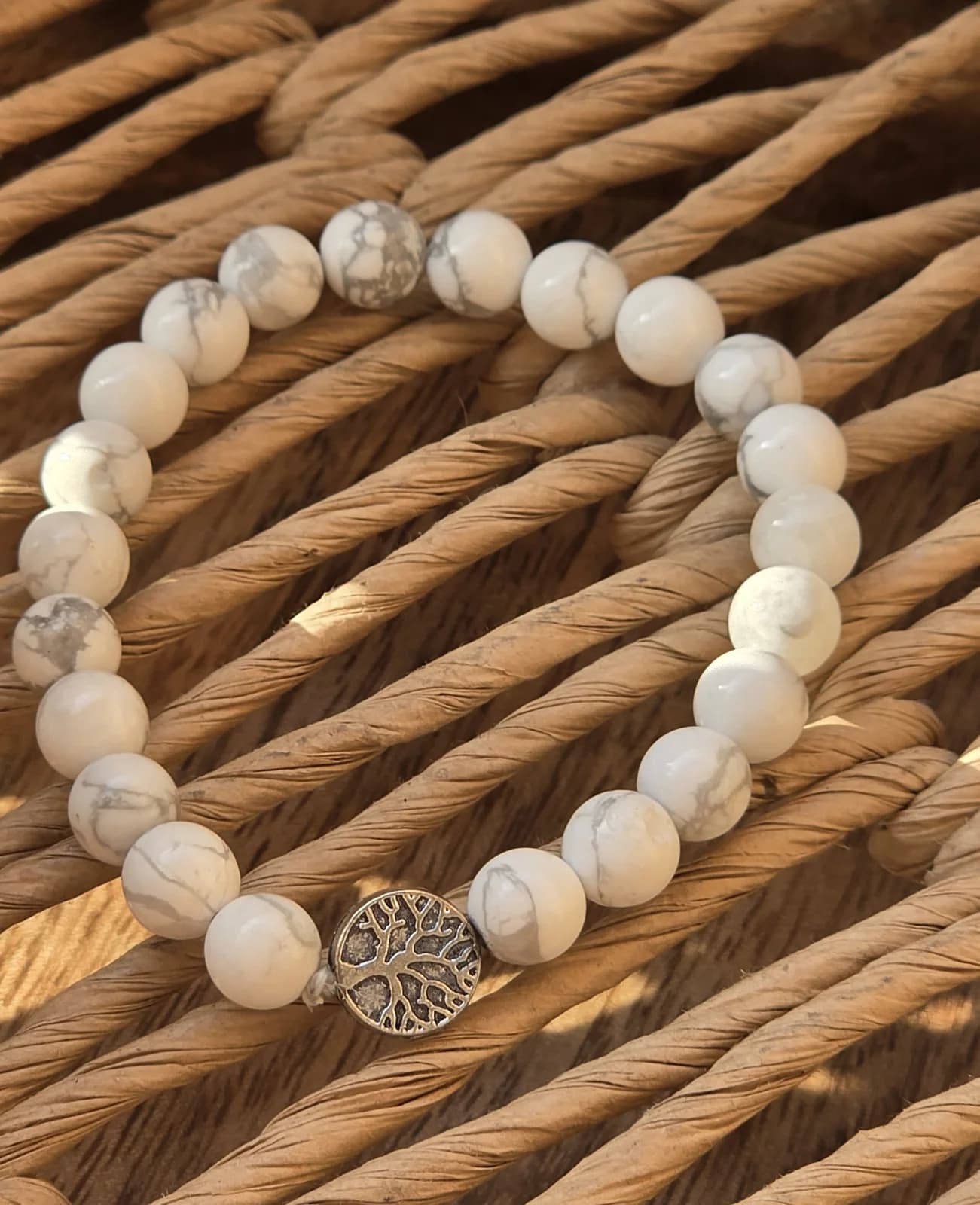 Howlite Bracelet, Sacred Divine