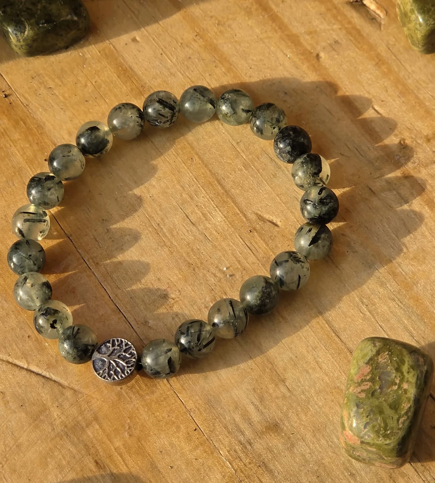 Prehnite Bracelet, Sacred Divine
