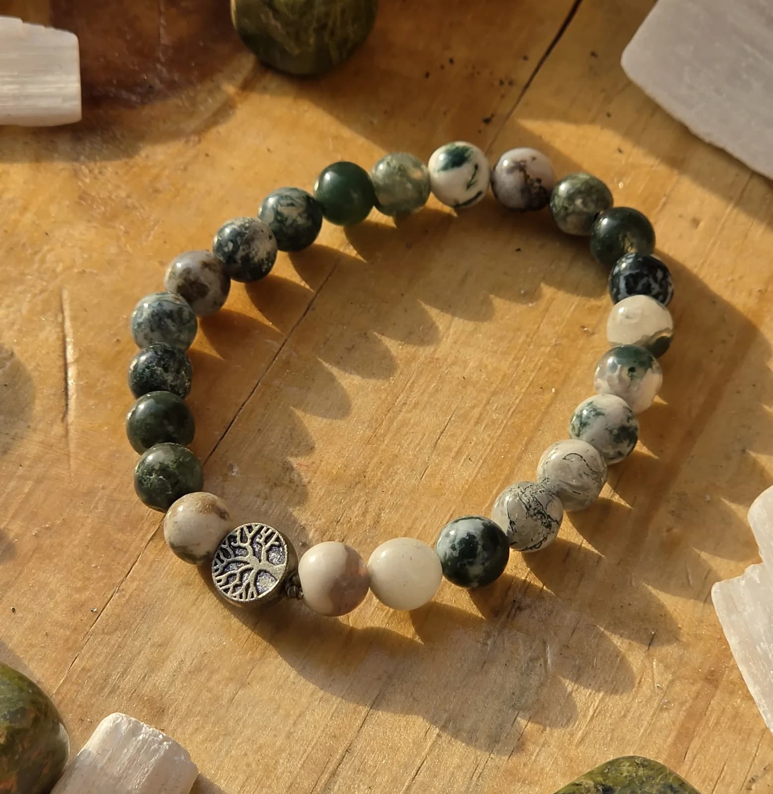 Tree Agate Bracelet, Sacred Divine