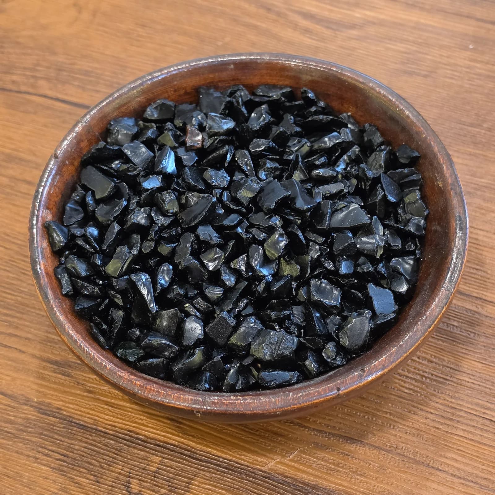 Black Obsidian Chips, 100 g, Sacred Divine