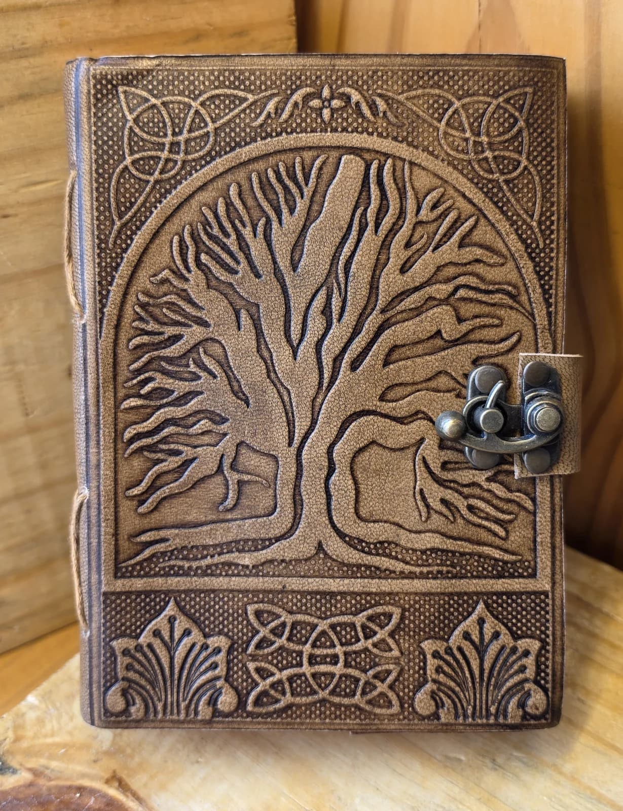 Tree of Life Leather Journal, Sacred Divine